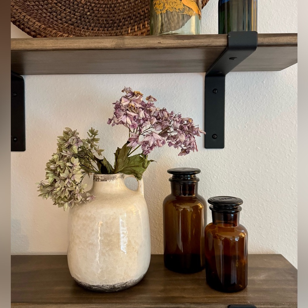 Rustic Cream Ceramic Vase